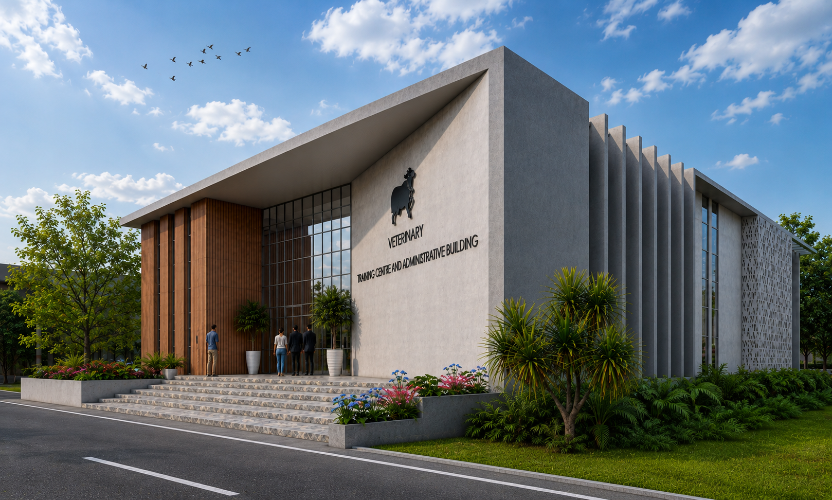 Veterinary Building — view 2